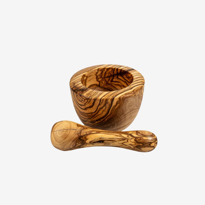 Berard Mortar & Pestle Olivewood 12cm_Simple_Beautiful_Things