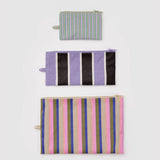Baggu Go Pouch Set - Candy Shop Stripes