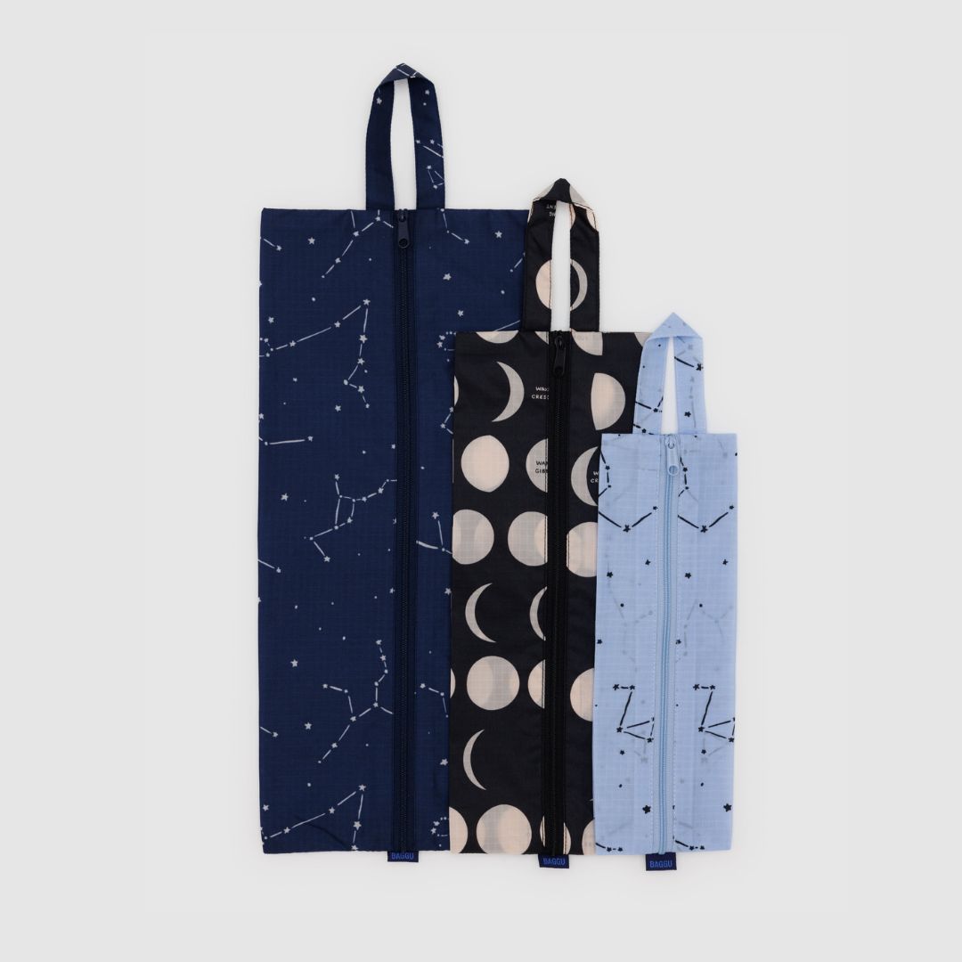 Baggu 3D Zip Set - Night Sky