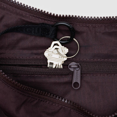 Baggu Nylon Crossbody Bag Medium - Chocolate Plum