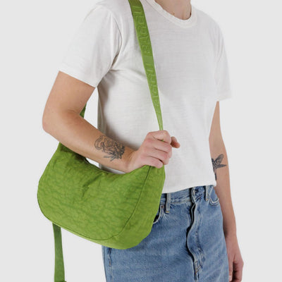 Baggu Nylon Crossbody Bag Medium - Green Juice