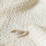 Kontex Cotton Heather Waffle Towel - Ivory