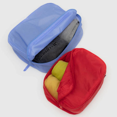 Baggu Packing Cube Set - Cornflower Red Mix