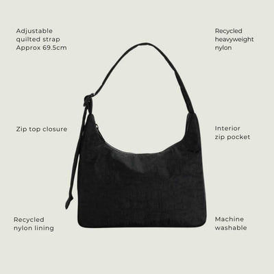 Baggu Nylon Shoulder Bag - Digital Denim