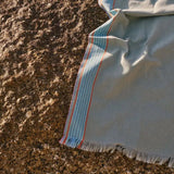 Mungo Ruti Kikoi Cotton Wrap - Sage