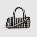 Baggu Duffle Bag - Black and Cream Gingham_Simple_Beautiful_Things