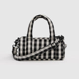 Baggu Duffle Bag - Black and Cream Gingham_Simple_Beautiful_Things