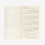 Traveler's Notebook 2027 Monthly Diary Refill