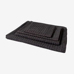 Kontex Heather Waffle Towel - Charcoal_Simple_Beautiful_Things
