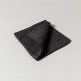 Kontex Heather Waffle Towel - Charcoal