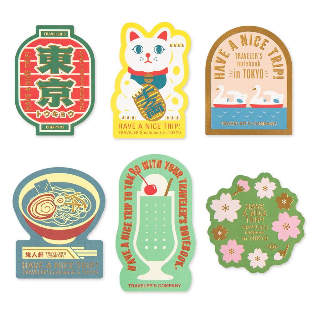 Traveler's Notebook - Tokyo Sticker Set