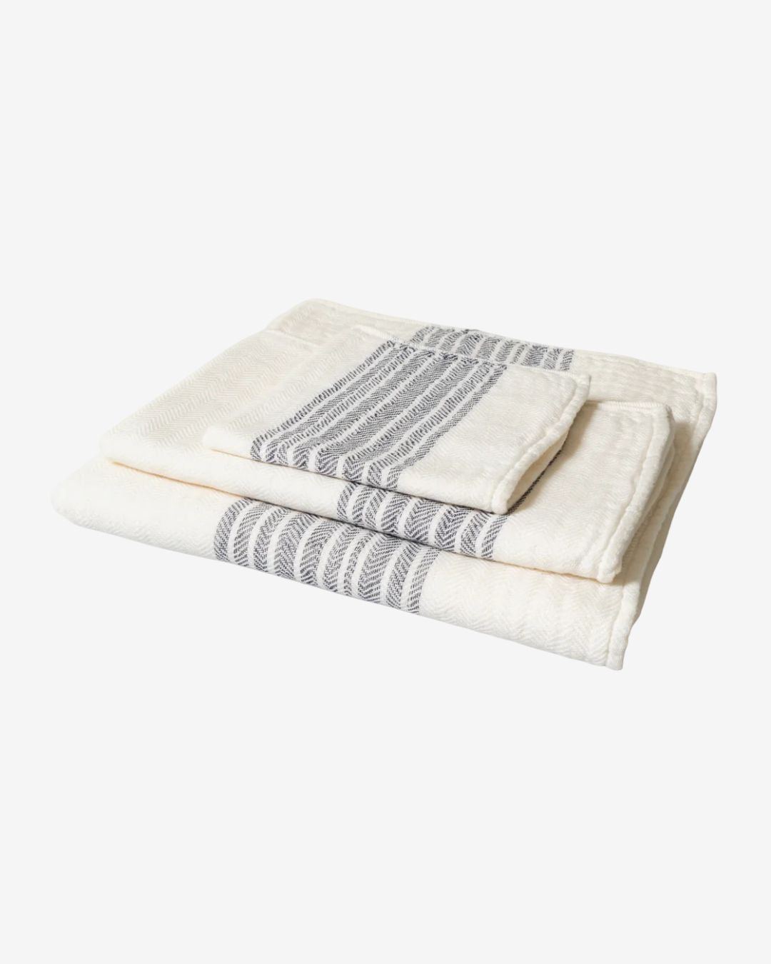 Kontex Towel Flaxline Navy & Ivory_Simple_Beautiful_Things