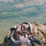 Mungo South Kikoi Cotton Wrap - Pewter