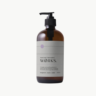 WØRKS - Bergamot Hand Soap 500ml_Simple_Beautiful_Things