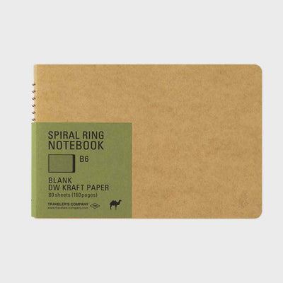 Traveler's Company - Spiral Ring Notebook Kraft Paper_B6_Simple_Beautiful_Things