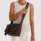 Baggu Cargo Crossbody Bag Medium - Coffee