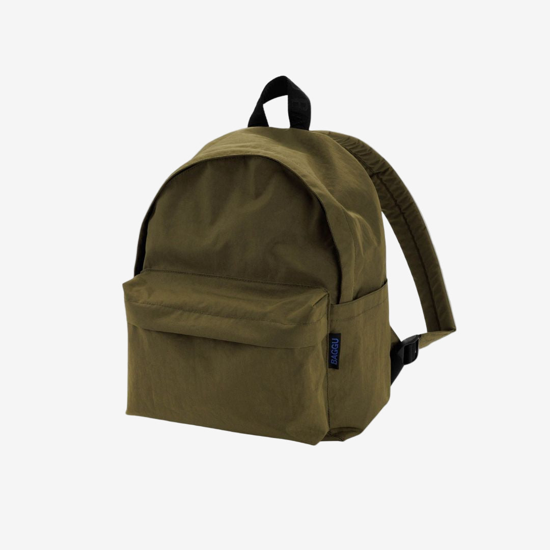 Baggu Medium Nylon Backpack - Seaweed_Simple_Beautiful_Things