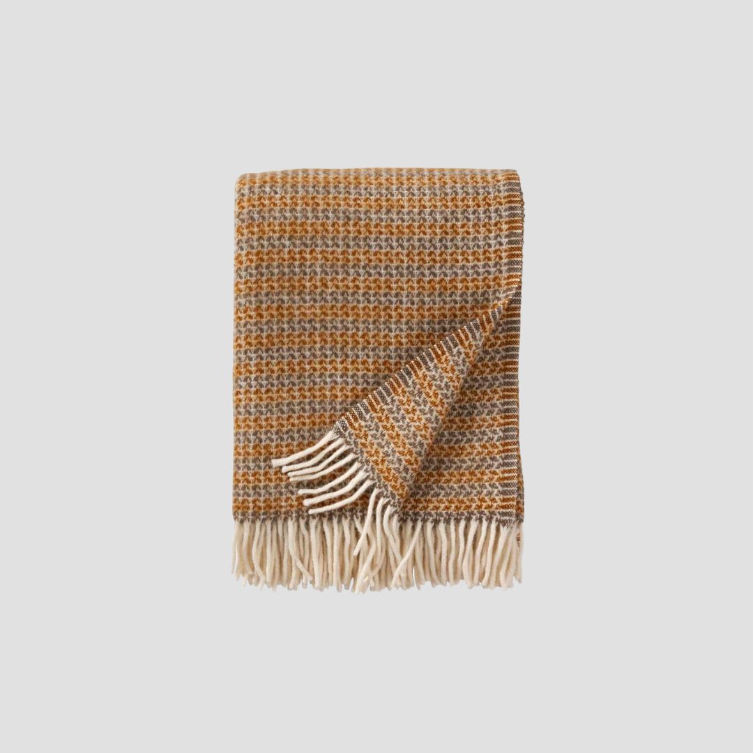 Klippan Blanket Curve - Caramel_Simple_Beautiful_Things