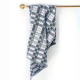 Mungo Tea Towel  Pocket Weave - Flint