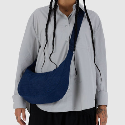 Baggu Nylon Crossbody Bag Medium - Navy