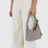 Baggu Shoulder Bag Mini - Black & White Gingham