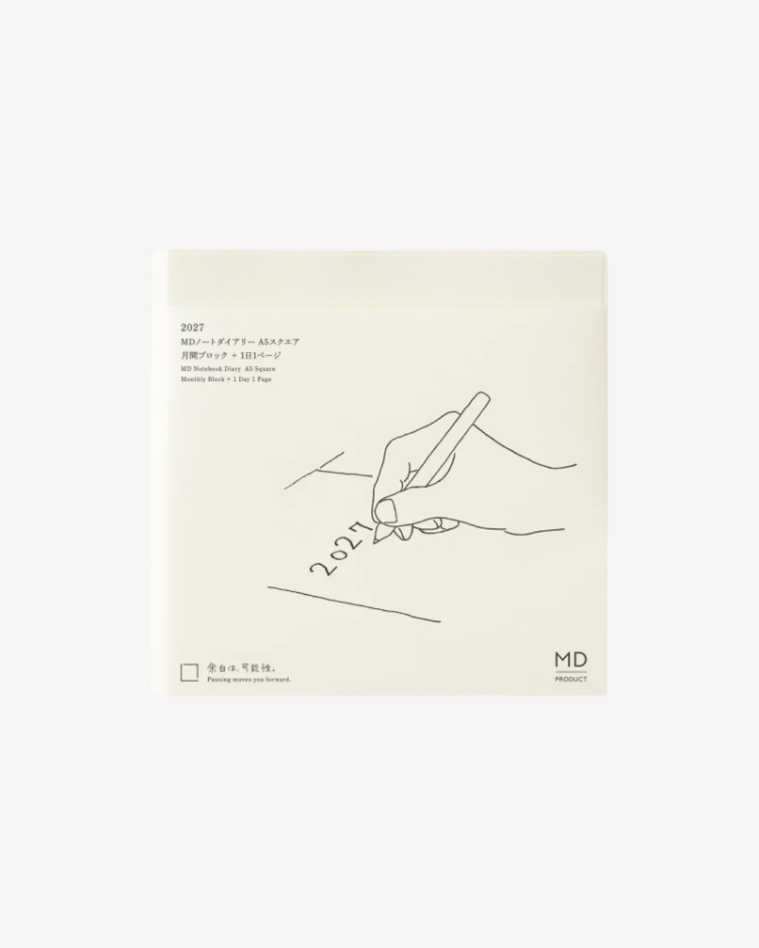Midori MD - 2027 Diary A5 Square Day per Page