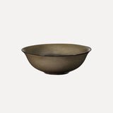 Alongu Bowl 20cm Tenmoku Brown