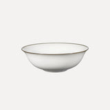 Alongu Bowl 20cm Edged White