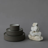 Hasami Porcelain Shallow Bowl 14.5cm Ash White