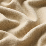 Waverley Mills Merino Wool Throw Herringbone - Sand