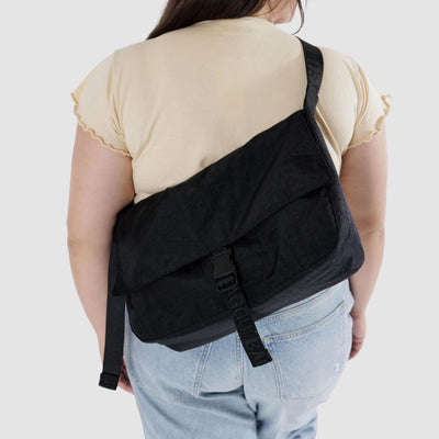 Baggu Nylon Messenger Bag - Black