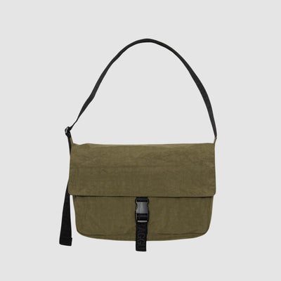 Baggu Nylon Messenger Bag - Seaweed