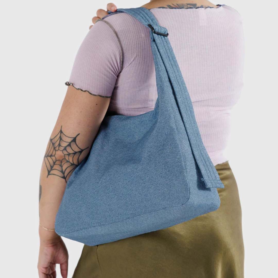 Baggu Nylon Shoulder Bag - Digital Denim