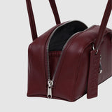 Baggu Recycled Leather Bowler Bag Small - Mahogany