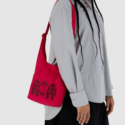 Baggu Sling Bag Small - Embroidered Cowgirl