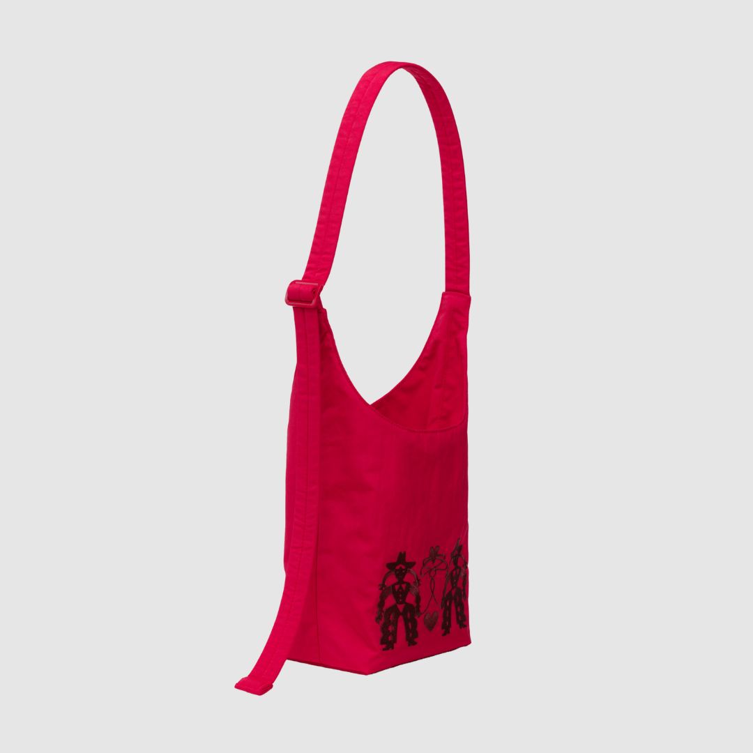 Baggu Sling Bag Small - Embroidered Cowgirl