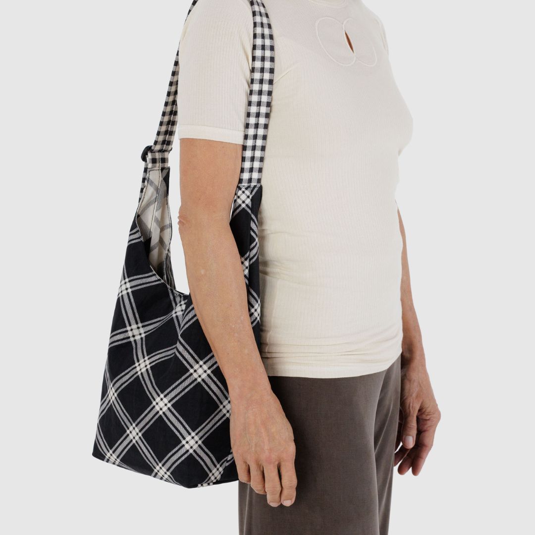 Baggu Sling Bag Small - Mixed Plaid