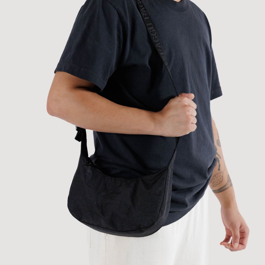 Baggu Crescent Bag Small Black Simple Beautiful Things