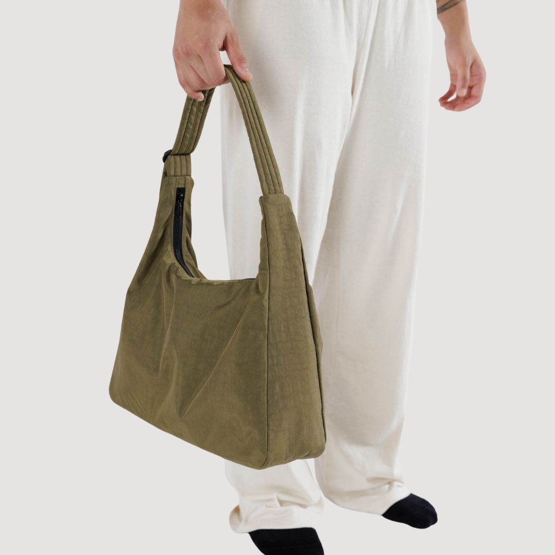 Baggu Nylon Shoulder Bag - Seaweed