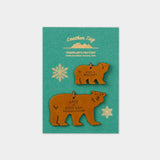 TRAVELER'S Factory Limited Edition Leather Tag - Bear