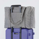 Baggu Cloud Carry On - Black & White Gingham