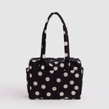 Baggu Everyday Cloud Bag - Black and Cream Polka Dot
