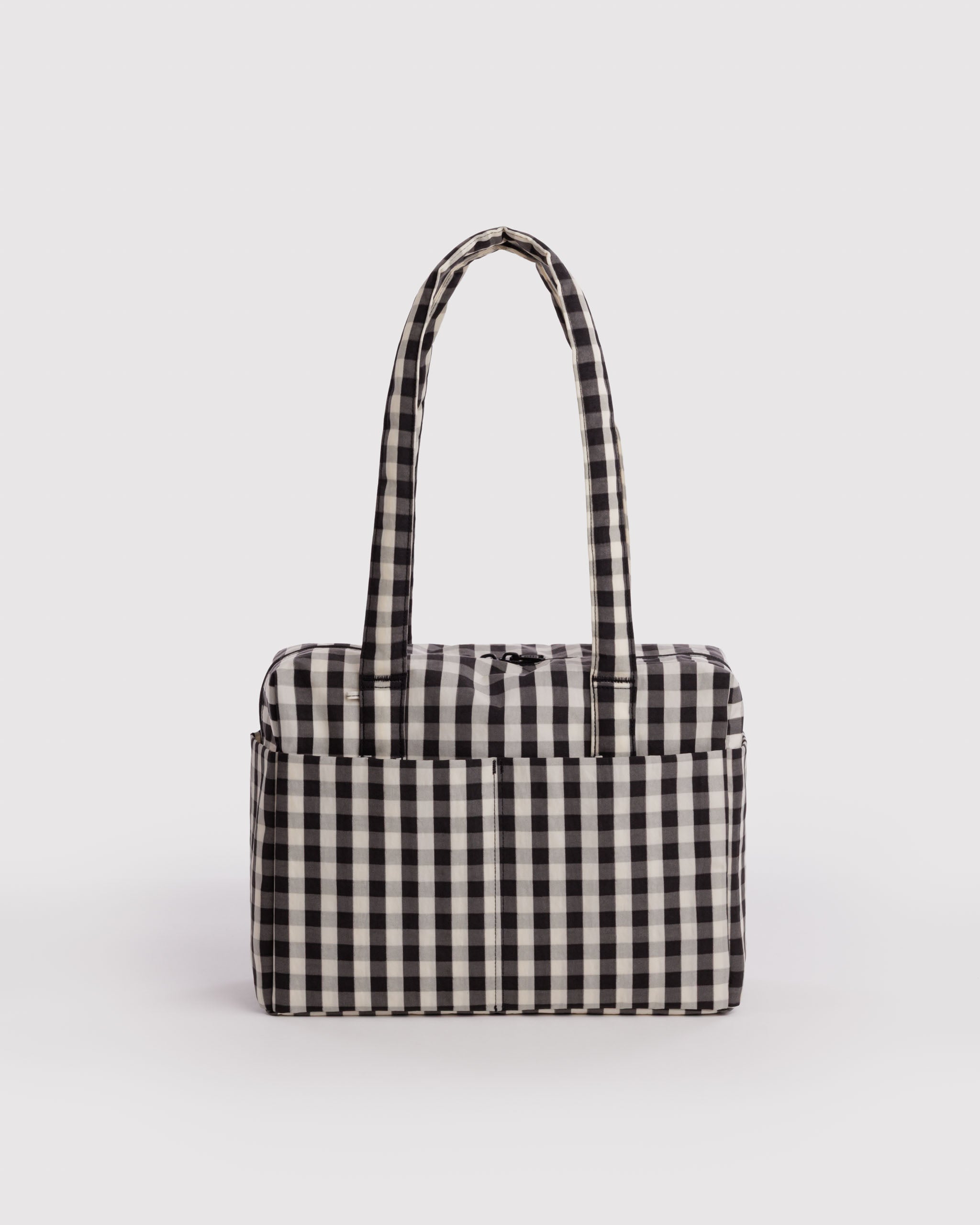 Baggu Everyday Cloud Bag - Black and Cream Gingham_Simple_Beautiful_Things