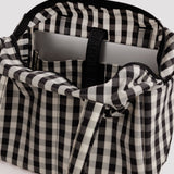 Baggu Everyday Cloud Bag - Black and Cream Gingham