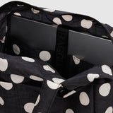 Baggu Everyday Cloud Bag - Black and Cream Polka Dot