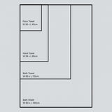 Kontex Cotton Heather Waffle Towel - Ivory