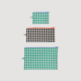 Baggu Flat Pouch Set - Gingham