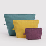 Baggu Go Pouch Set - Jewel Mix