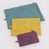 Baggu Go Pouch Set - Jewel Mix