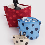 Baggu Go Pouch Set - Polka Dot Mix